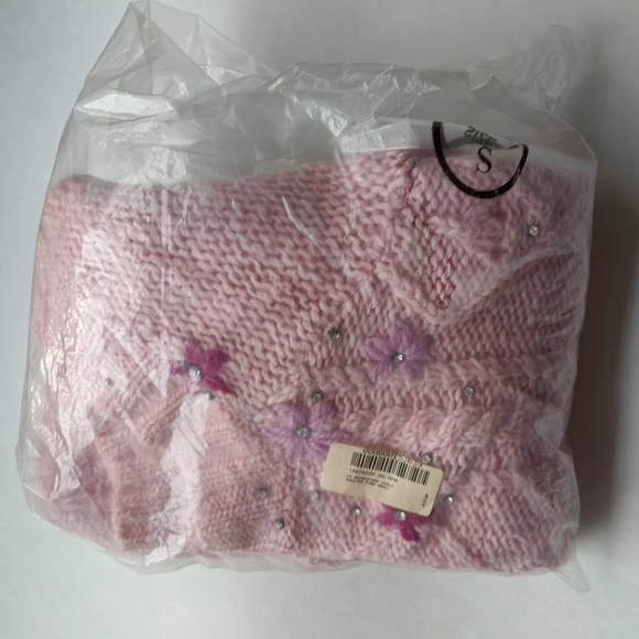 NWOT Free People wool embellished sweater size S - Picture 9 of 11